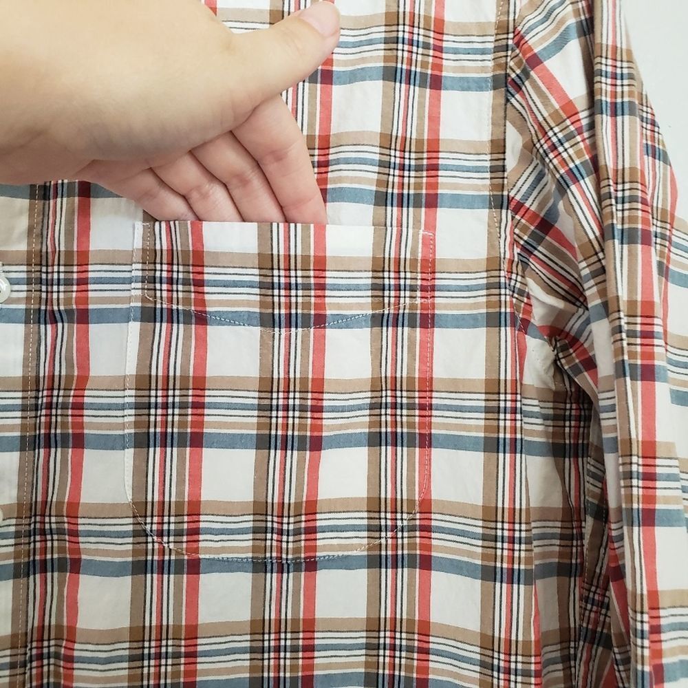 J. Crew Shirt Mens S Small Plaid Button Up Classic - Picture 3 of 7